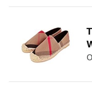 Designer inspired espadrilles